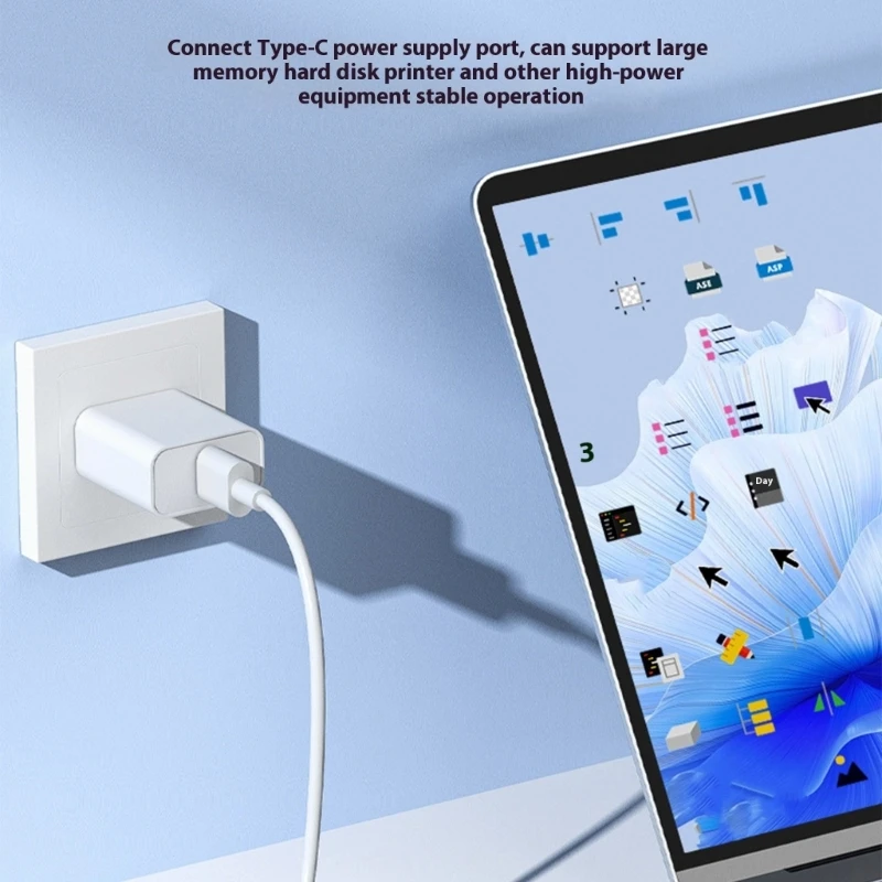 Adaptador USB 4 Porta Expander Splitter para Laptop Flash Drive