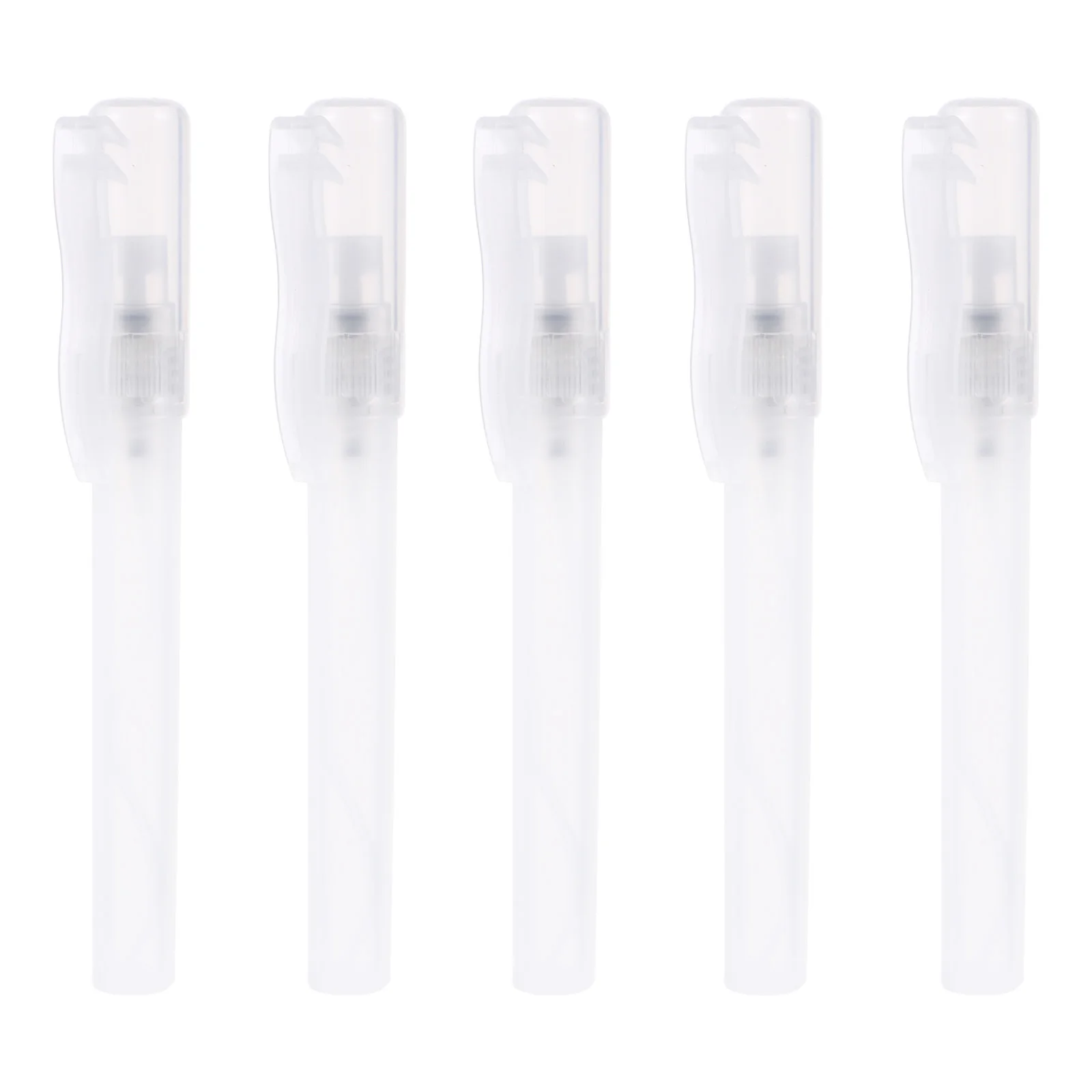 

5pcs Spray Bottles Pen Shape Perfume Bottle Refillable Plastic Perfume Container Dispensers Fine Mist Sprayer Travel