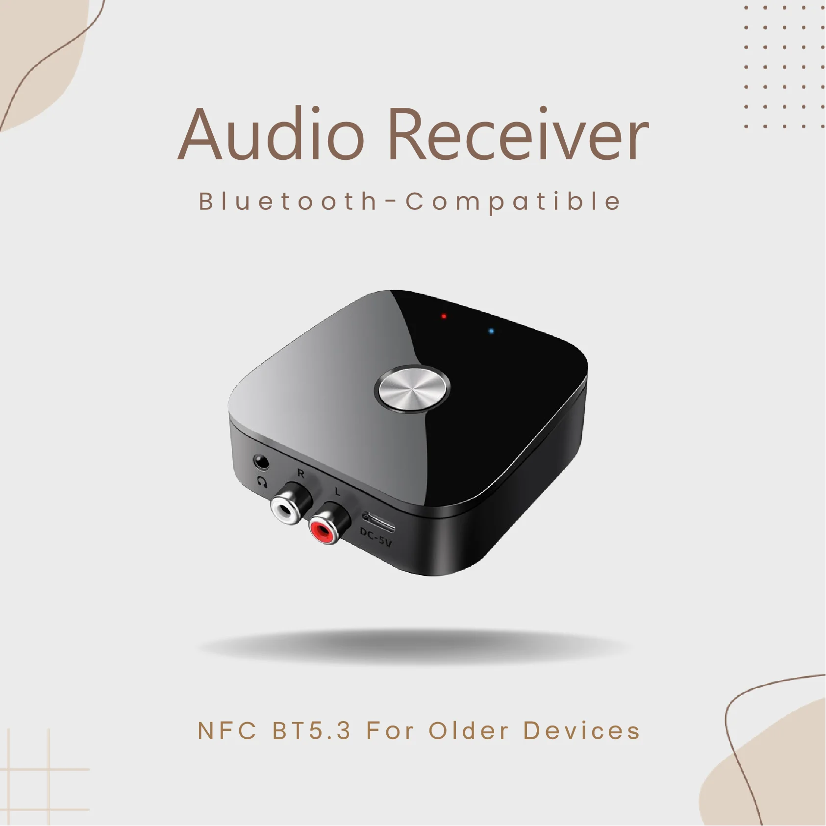 

Bluetooth-совместимый стереоприемник BT, 3,5 мм, Aux, RCA, аудиоприемник для пожилых устройств, aptX, стерео, разъем 3,5 мм, Aux, беспроводной музыкальный адаптер