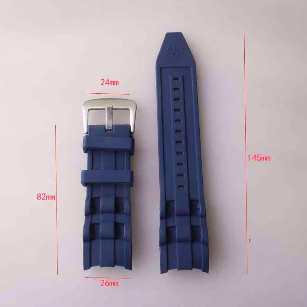 Uhrenarmband-Zubehör, Sportarmband, 26 mm, für Invicta Watch, wasserdichtes Gummi-Silikon-Armband