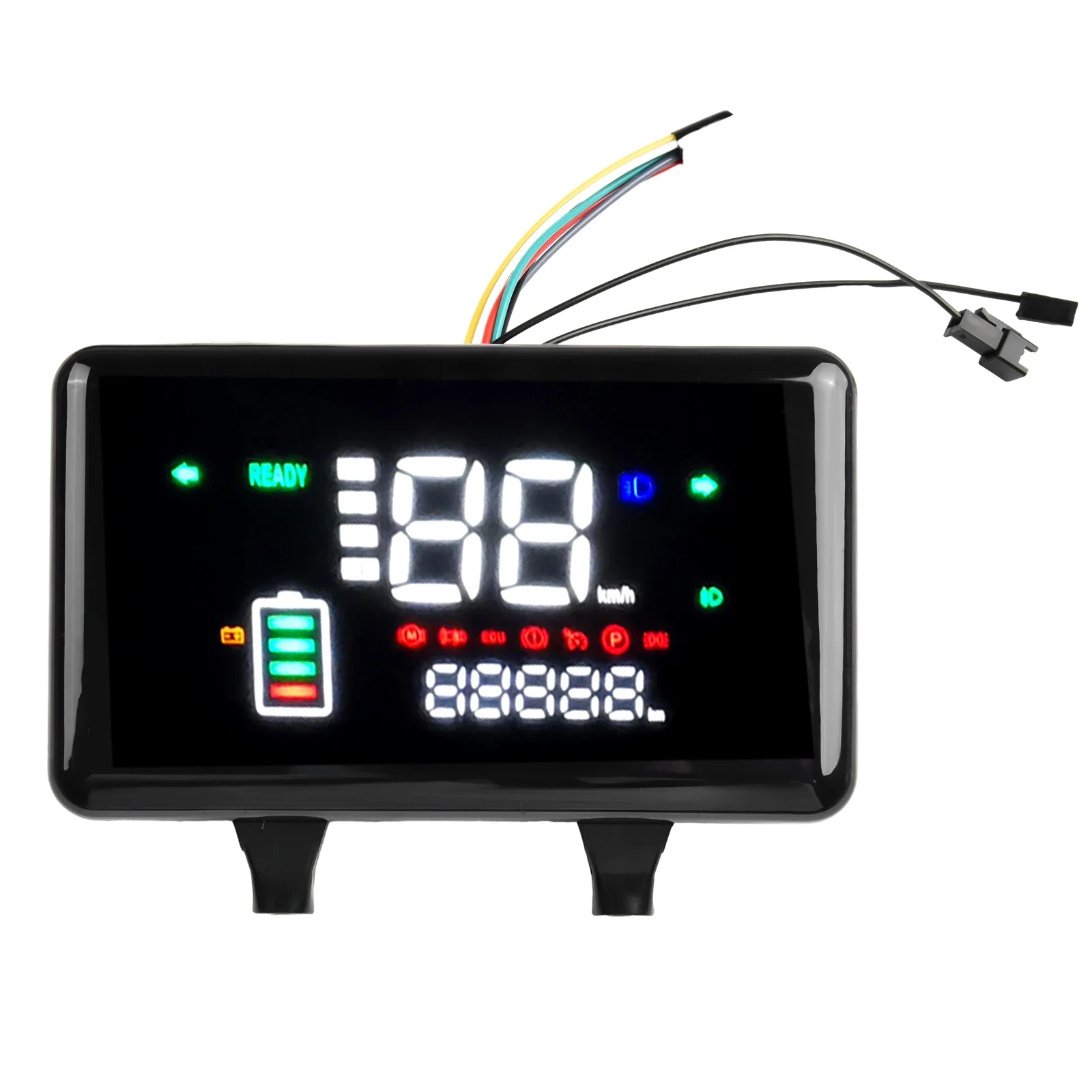 Ebike LCD Display Motor Speedmeter Screen 48-72V 6PIN E-Bike Electric Bike Scooter Motor Digital Instrument Panel Parts