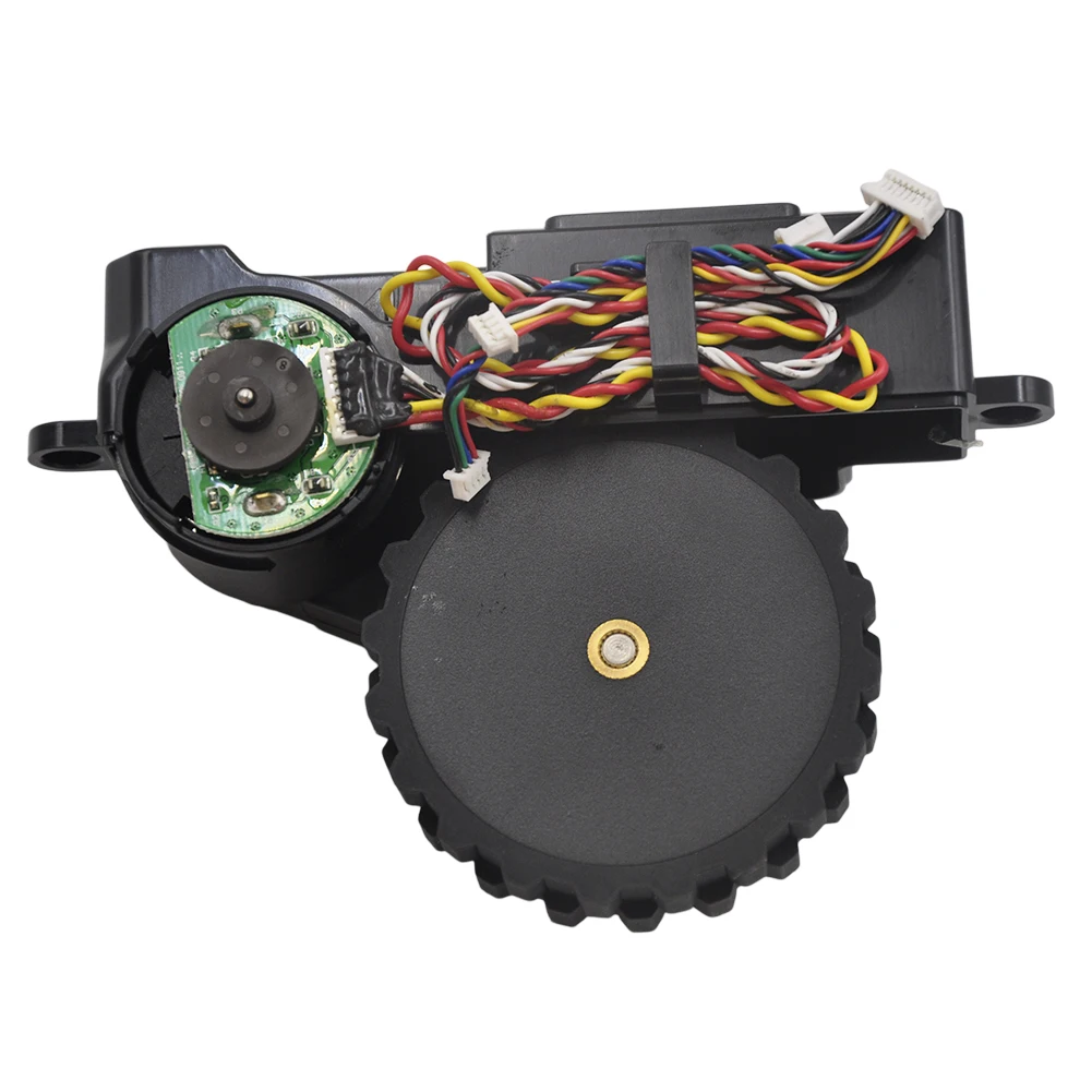 Black Left Wheel Assembly Smooth Texture Wheel Motor Assembly Easy Installation Floor Protection Hassle-free Maintenance