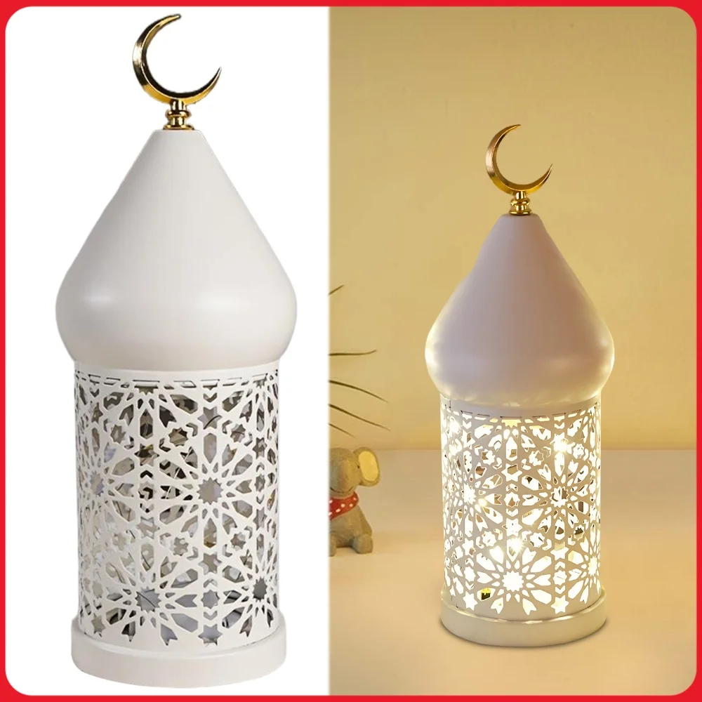 LED Decorative Atmosphere Lamp Anti-Scratch Candlestick Handicraft Light Battery Powered Candle Holder Tea Light for Home Decor