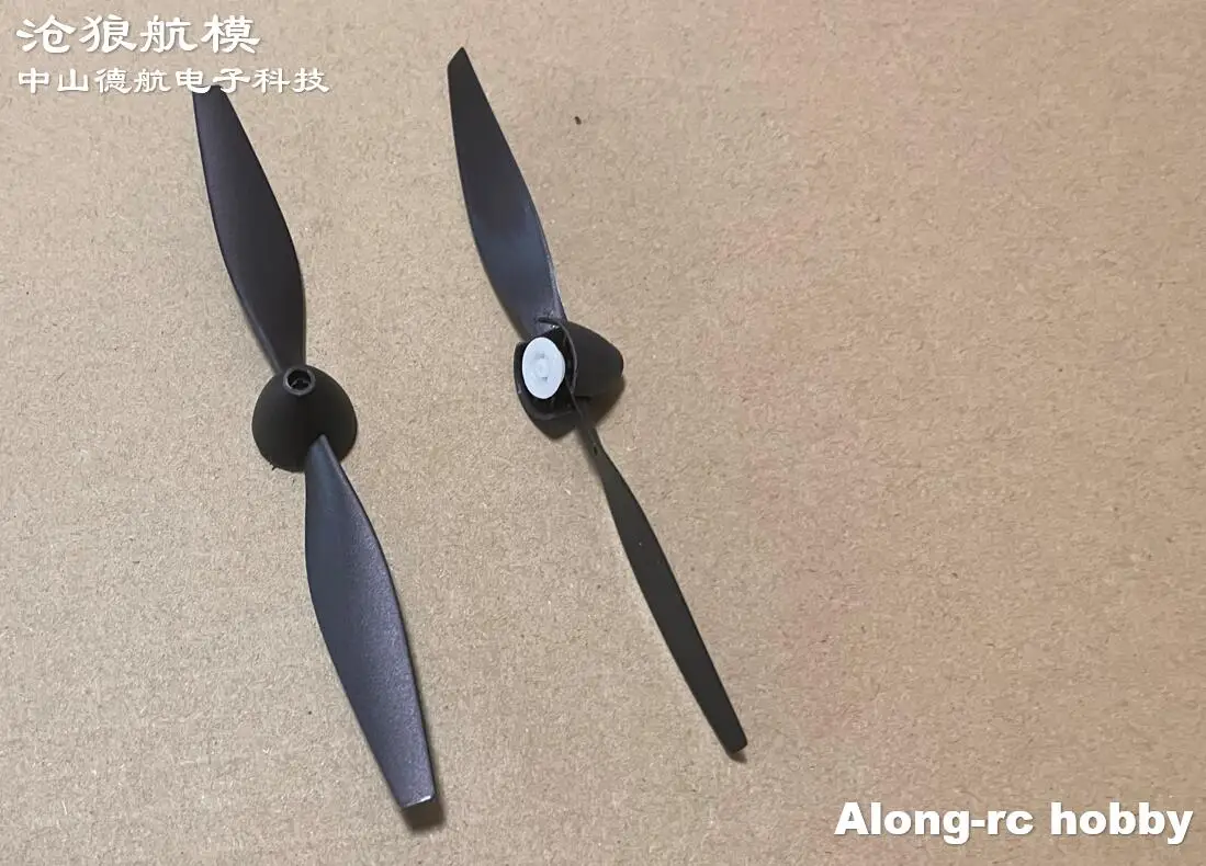 2pcs 130mm 2 blades Propeller for RC Airplane Plane Spare Part Volantex rc 400mm Wing Span 76104 J3 761-11 BF109 76112 spitfire