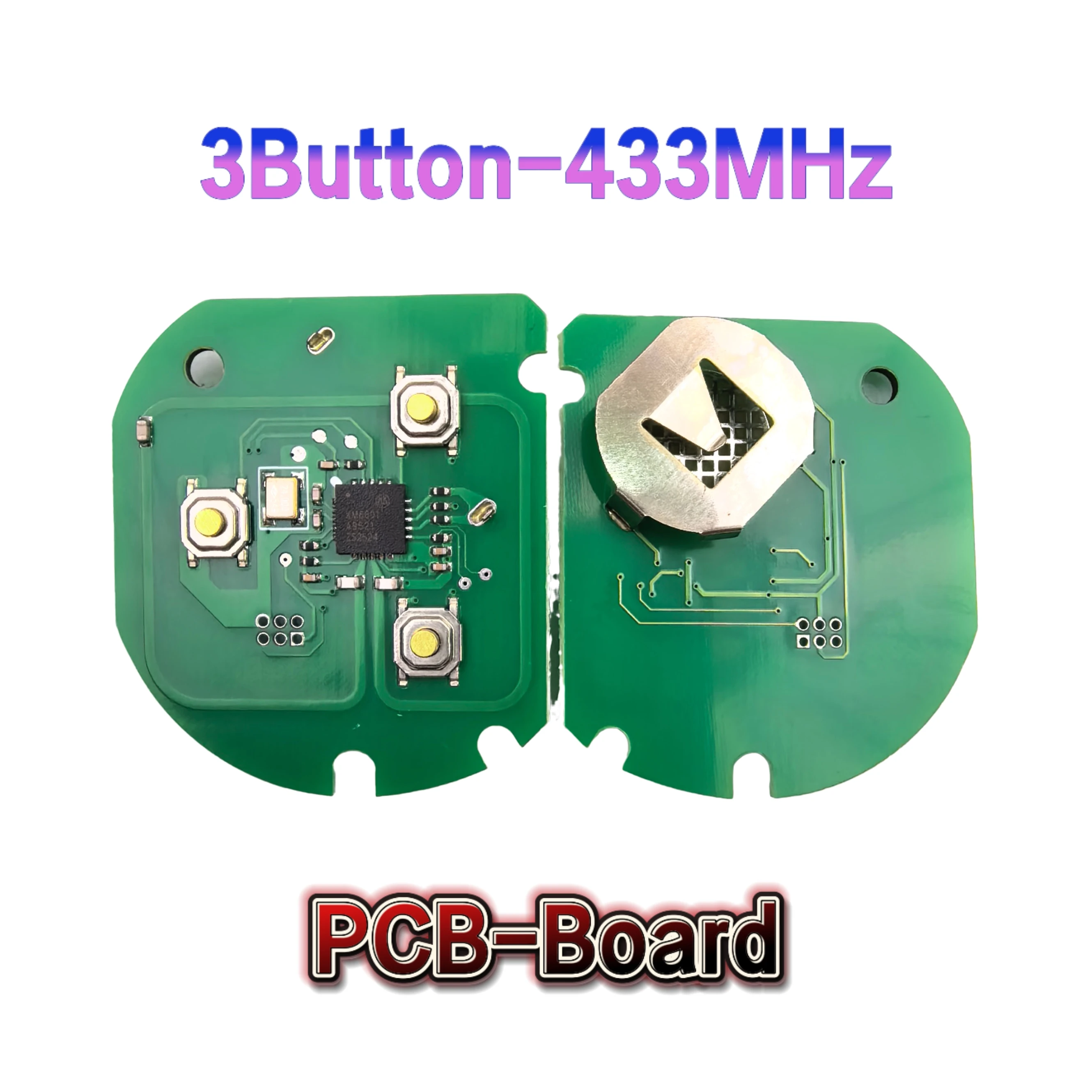 Jingxin 3Button 433MHZ Remote Car Key Alarm/Shell For Smart 451 Fortwo Roadster 450 2003-2006 City Passion Pulse 2000-2004 Key