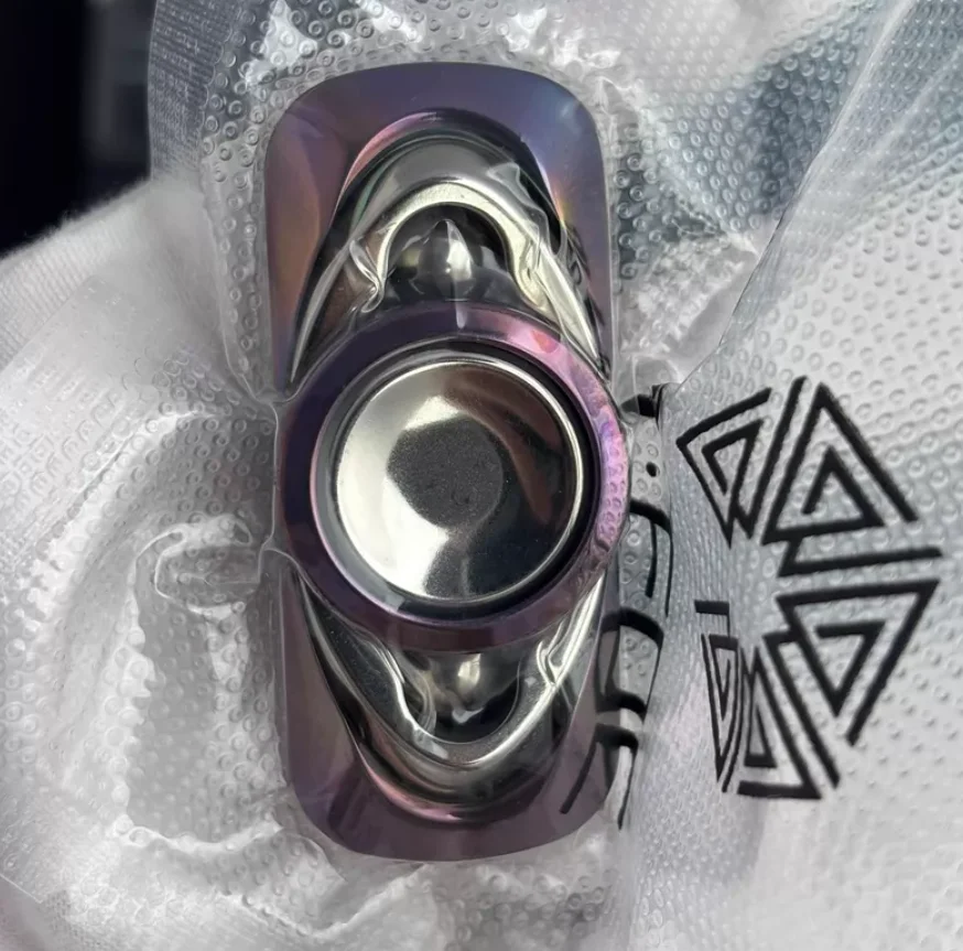 EDC TW Heart Sound Steel+Zirconium fidget spinner metal decompression toy