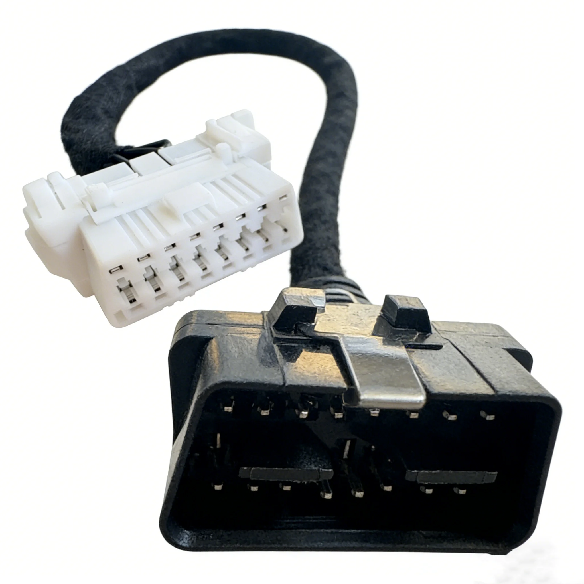 OBD2 Y Splitter Extension Cable 16 Pin One to One for Toyota Nissan OBD Diagnostic Wire Harness
