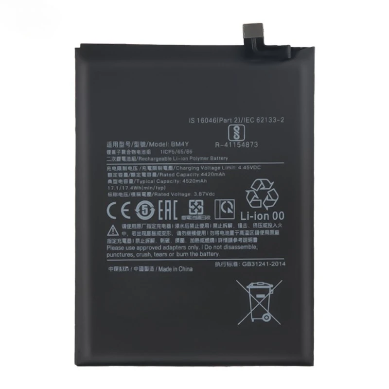 New High Quality 3.87V 4420mAh  BM4Y Battery For Redmi K40 Pro Mi 11i Xiaomi Poco F3 battery