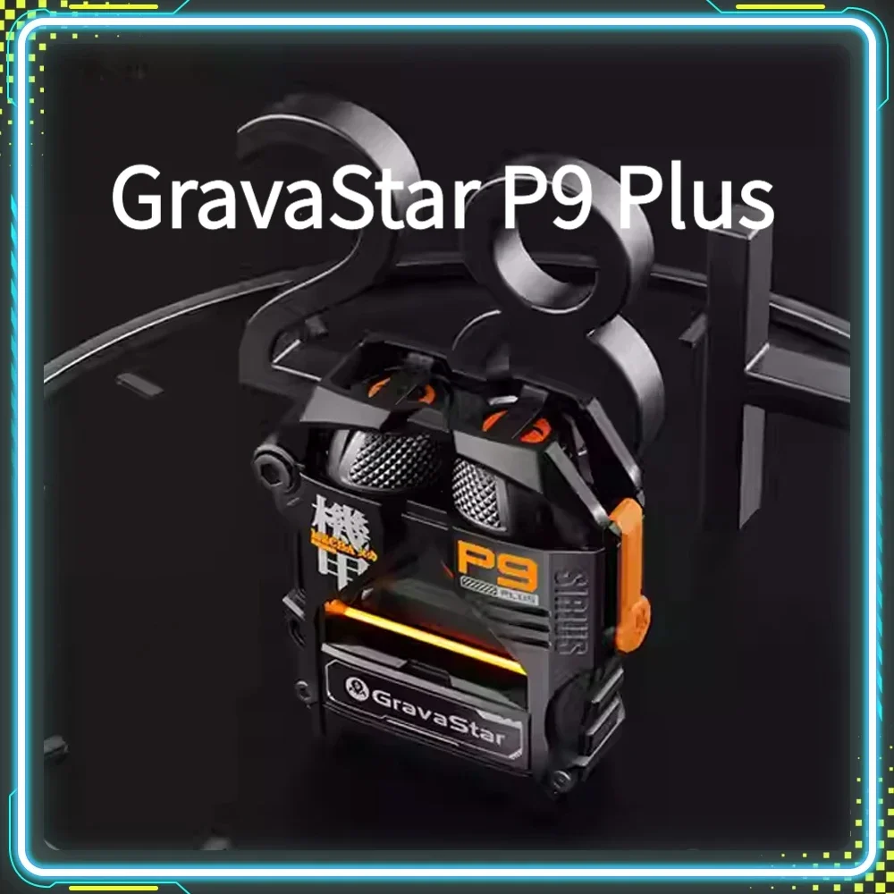 

GravaStar P9 Plus TWS Earphone ANC Active Noise Cancelling Bluetooth 5.3 10mm Driver RGB Light IP54 Custom Gaming Headset Gifts