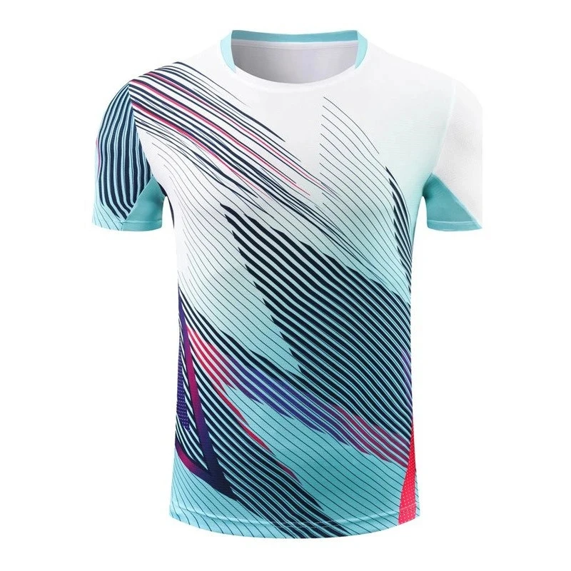 

Men's Quick Dry Short Sleeve Gym Running Gym Workout Round Neck T-Shirt Training Exercise Sport Stripe Shirt Tops Man Clothes