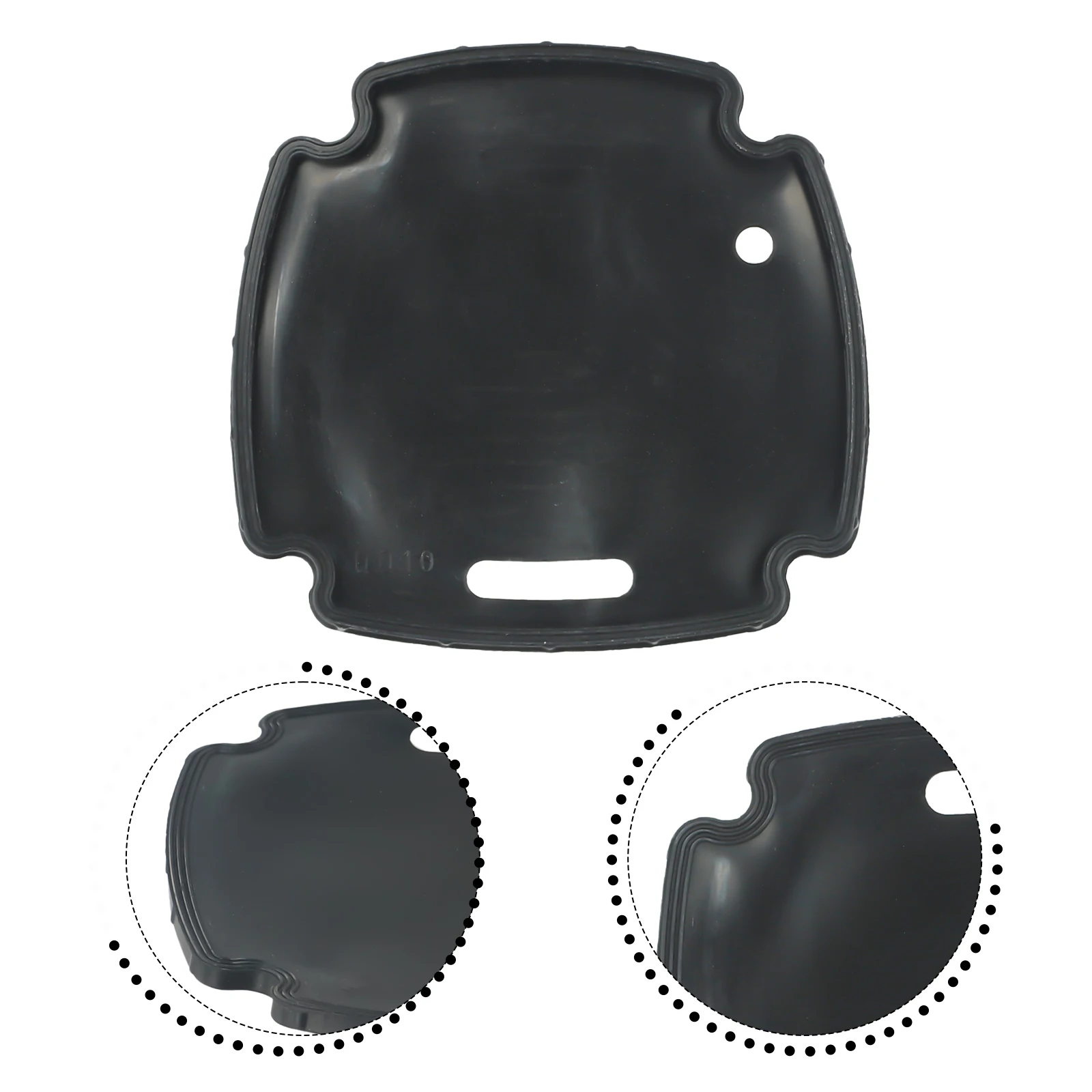 Compressor Oil Baffle Rubber Oil Baffle 118 104 82.5mm Type V Black Color Rubber Material 1P3P5P Little Medium