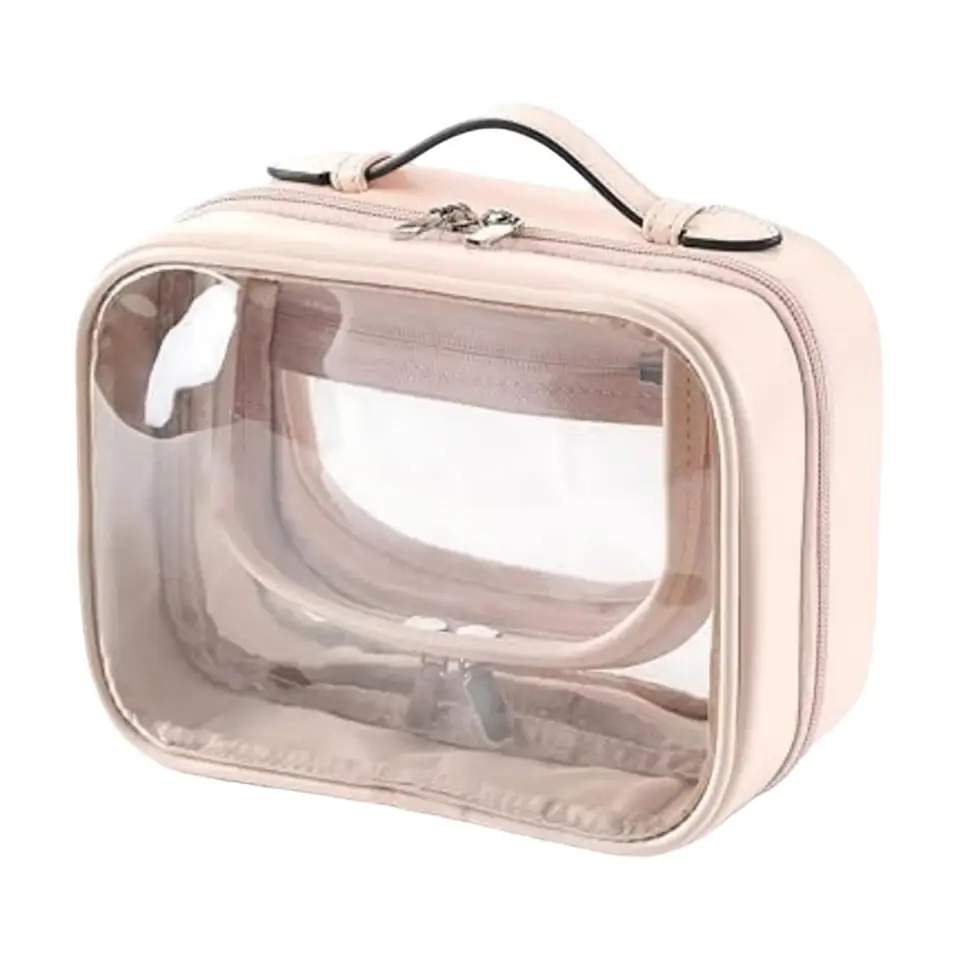 Large Capacity Clear Waterproof Cosmetic Organizer Bag