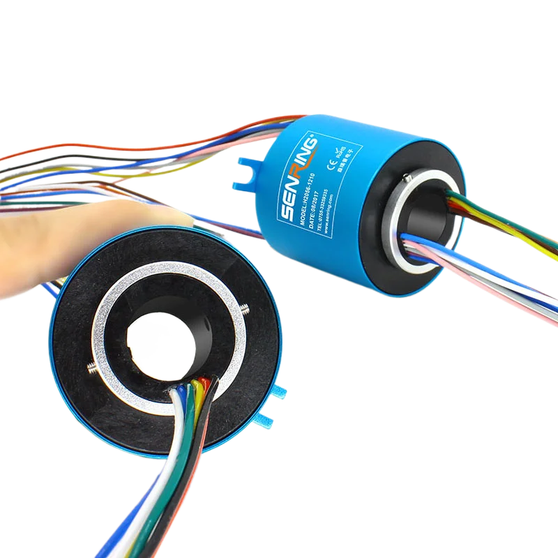 

Conductive Slip Rings High Speed Slip Rings Metal Housing 1500 RPM High Speed Over Hole 0~40mm Hollow 360 Degree Rotation