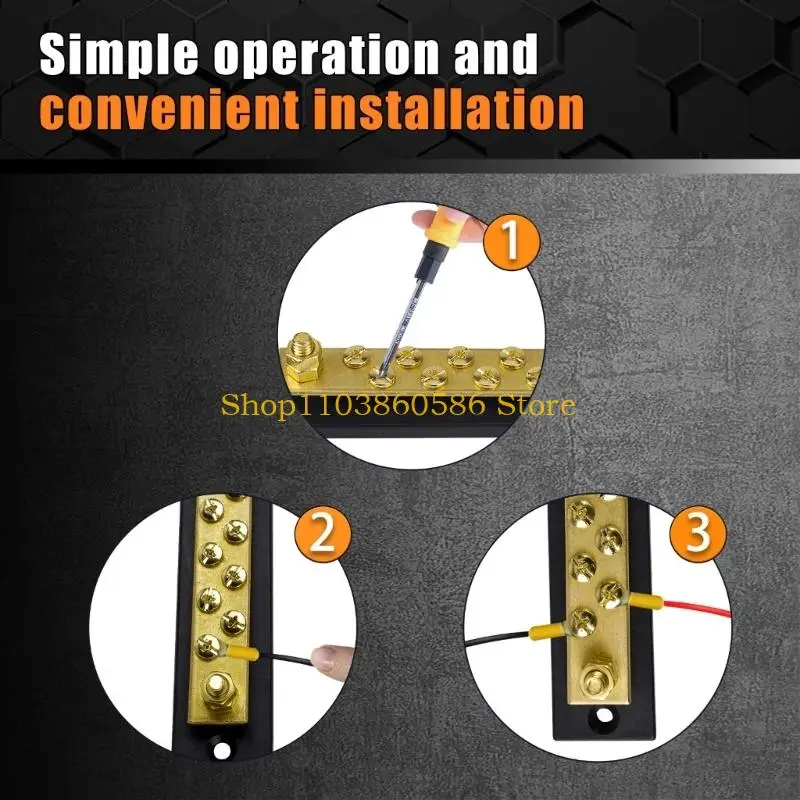 

Блок распределения питания шины 242А, винтовая клеммная колодка 150А для автомобильных лодок