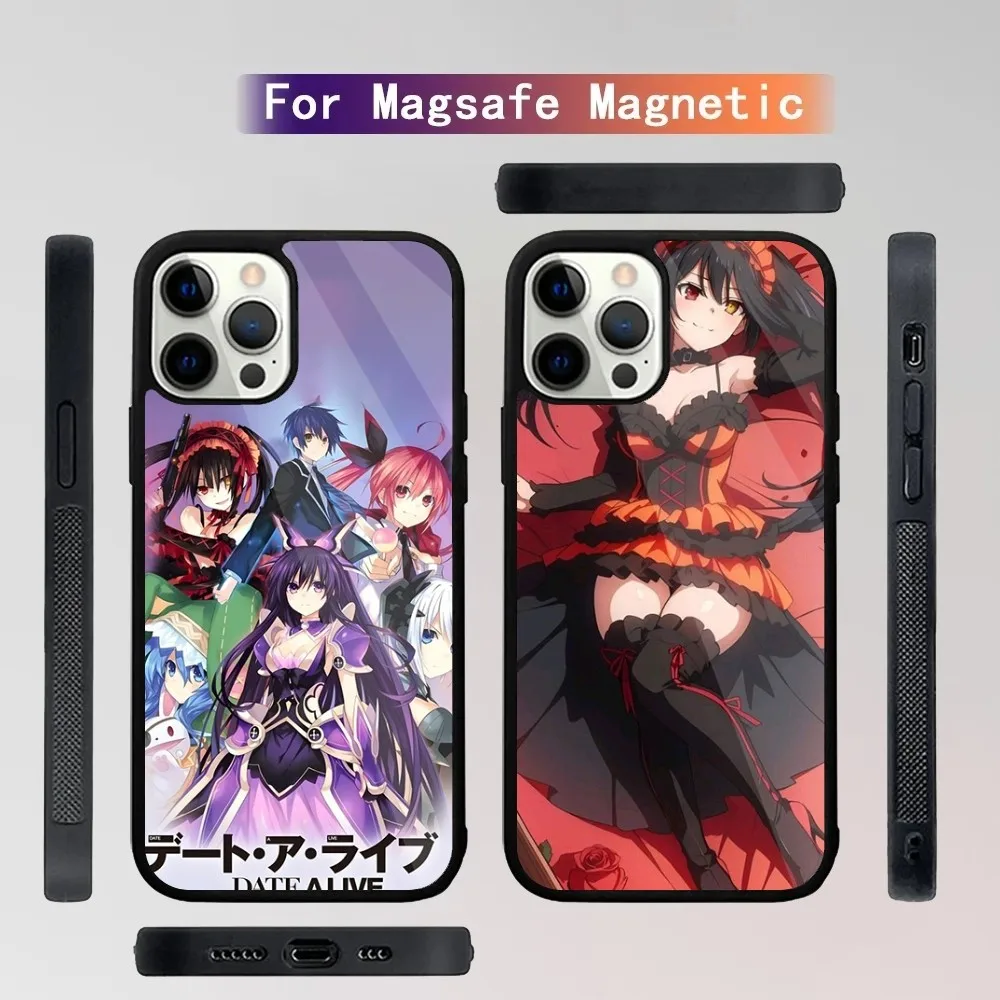 Anime D-DATE A L-LIVE Phone Case For iPhone 15,14,13,12,11,Plus,Pro,Max Mini Magsafe Magnetic Wireless Charging