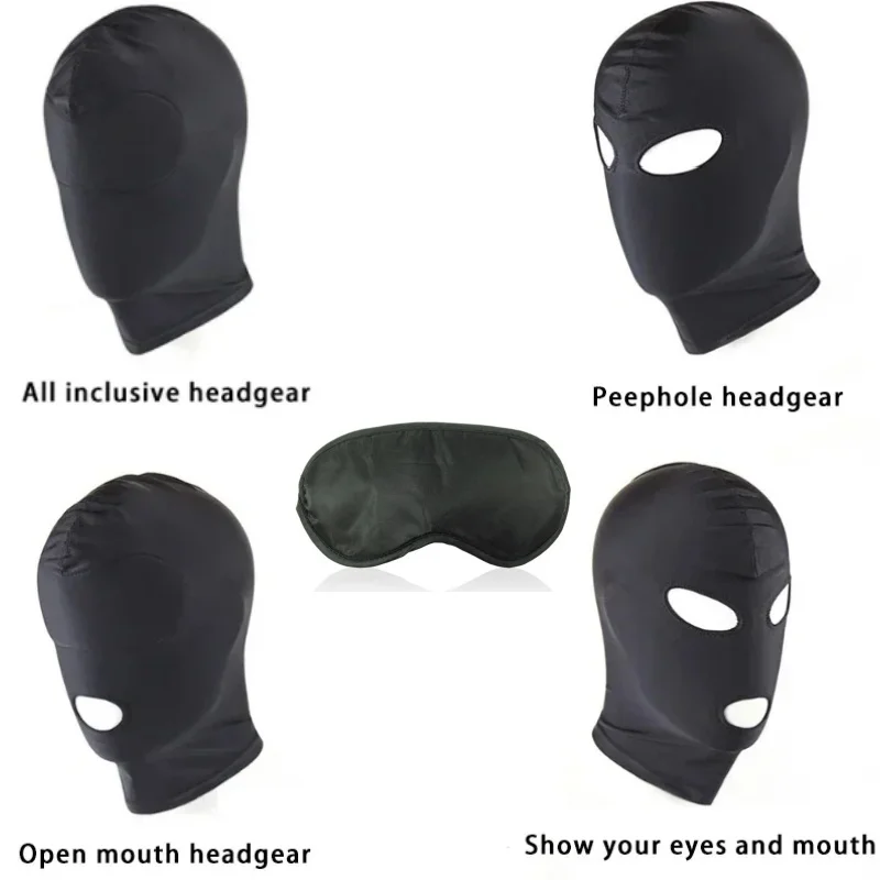 Accesorio de disfraz para máscara de Halloween con diseño de boca abierta, máscara de mascarada de fiesta gótica misteriosa, máscara facial de ciclista, juego de rol