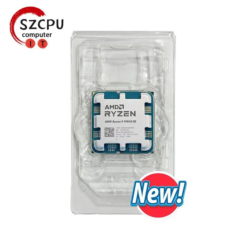 

Топ AMD Ryzen 9 7950X3D R9 7950X3D 4,2 ГГц 16-ядерный 32-поточный процессор 5NM 128M 100- 100000908 Розетка AM5 Новый лоток без охладителя