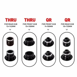 Koozer MF480 XM460 XM490 XR420 Hub Cap MTB Bicycle Hub Converters Mountain Bike Hub End Cap Adapter QR Or THRU Cap Adaptor