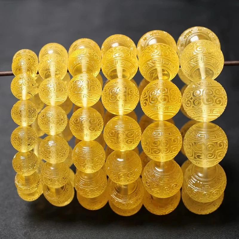 

Новый браслет из янтаря для мужчин и женщин: ретро-браслет с бусинами Будды и золотым жемчугом Мьянмы, создающий особую атмосферу.