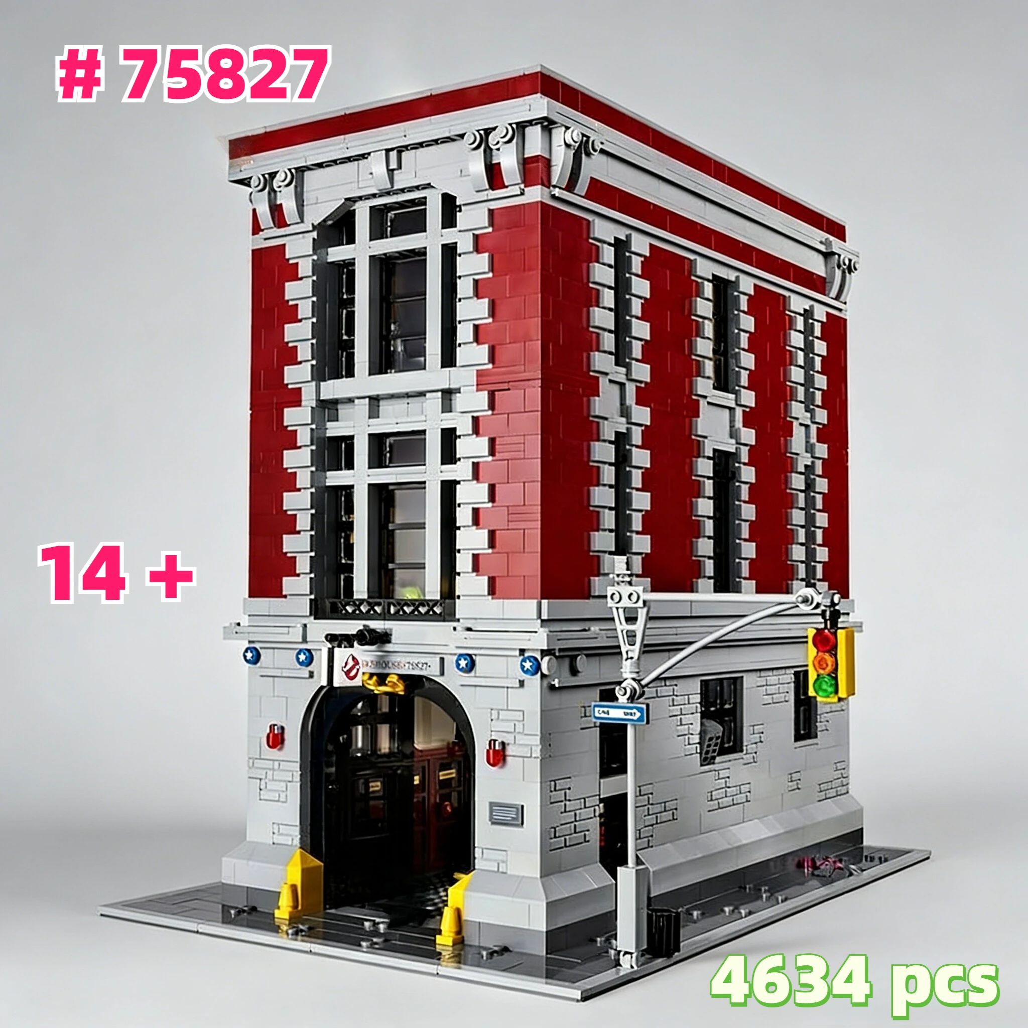 

Наборы строительных блоков Firehouse Headquarters Building Blocks 75827, подходящие для подарков на день рождения, совместимые с Legoed, 4634 шт.