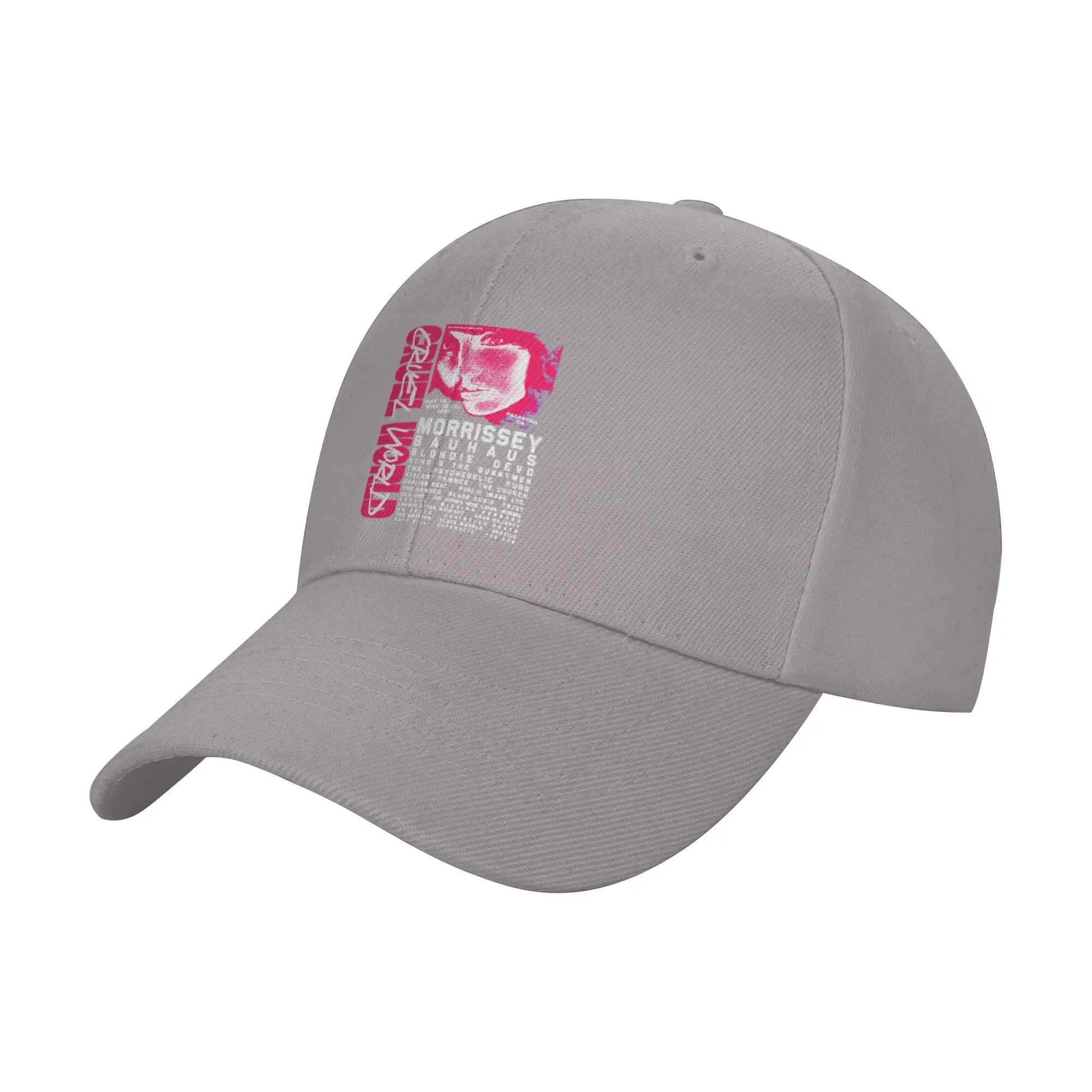 Cruel world festival line up Trendy Baseball Cap Marathon Solid Color Hip Hop Cap