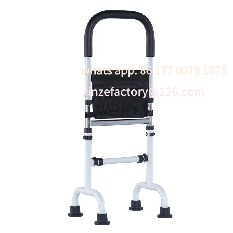 Customizable floor lift with lamp, height adjustable, get up assistance for the elderly, multiple handrails, pregnant women