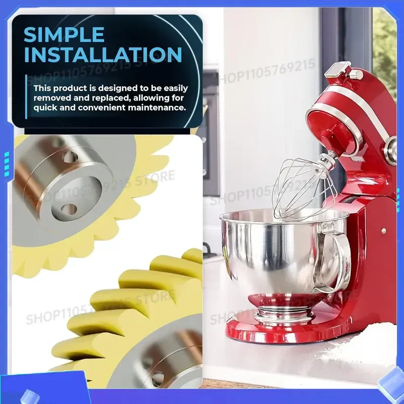 2pcs W10112253 Mixer Worm Gear Replacement Part Perfectly Fit for Kitchenaid Mixers Replaces 4162897 4169830 5K45SS 5KPM5 - view 2