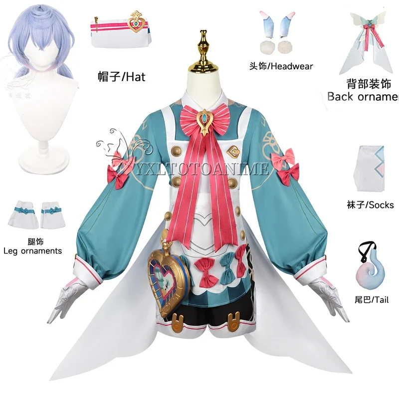 

Sigewine Cosplay Costume Game Genshin Impact Fontaine Lovely Sigewine Cosplay Women Costume Full Set Carnival Party Costume