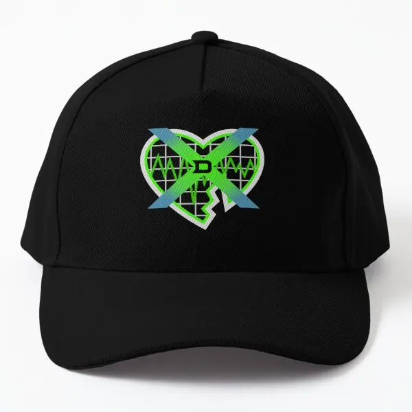 Hbk Iyh 97 Dx Black Green Heart Collage  Baseball Cap Hat Women Casquette Spring  Printed Solid Color Czapka Sun Sport Mens