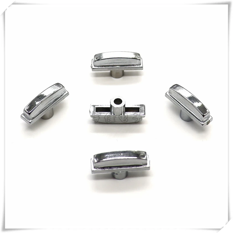 10PCS Rectangular Electroplated Button Cap 22*7mm Aperture 3.2MM Tact Switch Button Cap Plastic Electroplated Silver