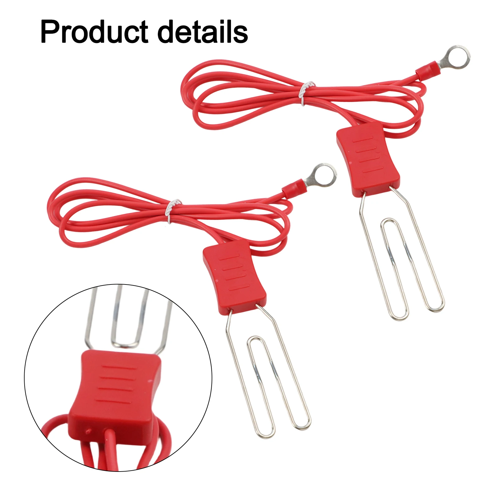 Stainless Steel For Alligator Clip Ground Connection Kit 1M Wire For Multi-strand Electric Fence Farm Livestock Accessories