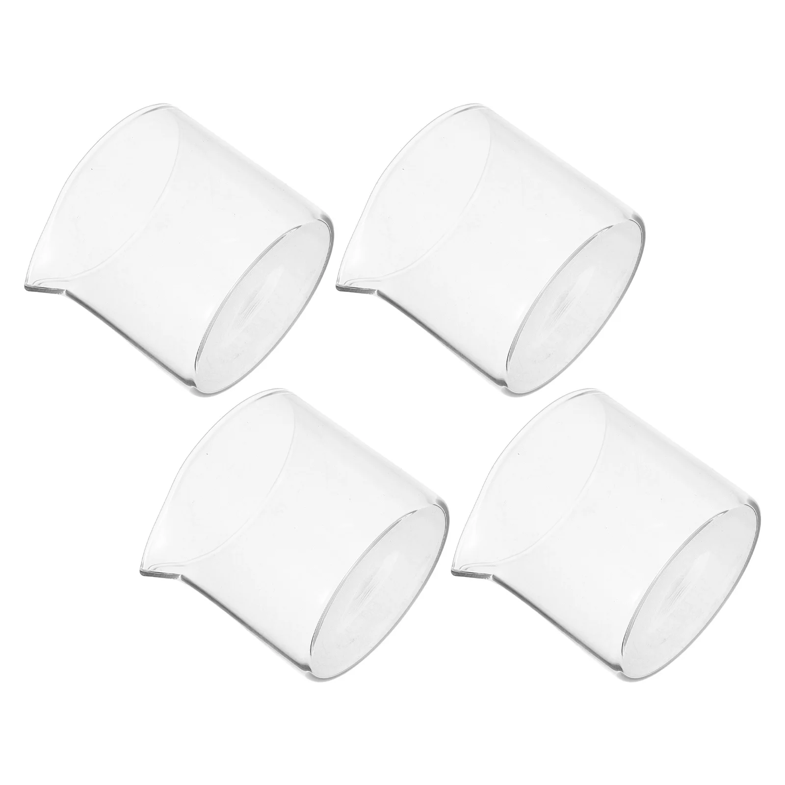 4Pcs Glass Milk Pit… - image