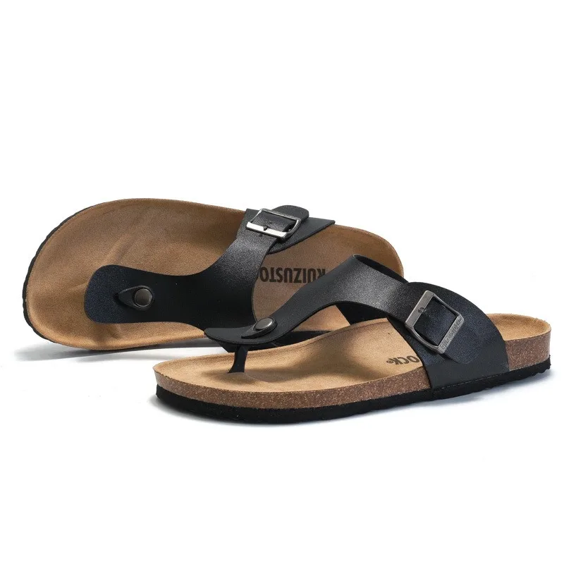 unisex black white flip flops man birken beach slippers man designer shoes slides for man slippers heren birks hommes