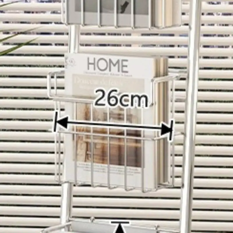 Mobile Living Room Magazine Racks Office Corner Shelf Display Magazine Racks Metal Modern Furniture Rek Voor Tijdschriften MHSNJ