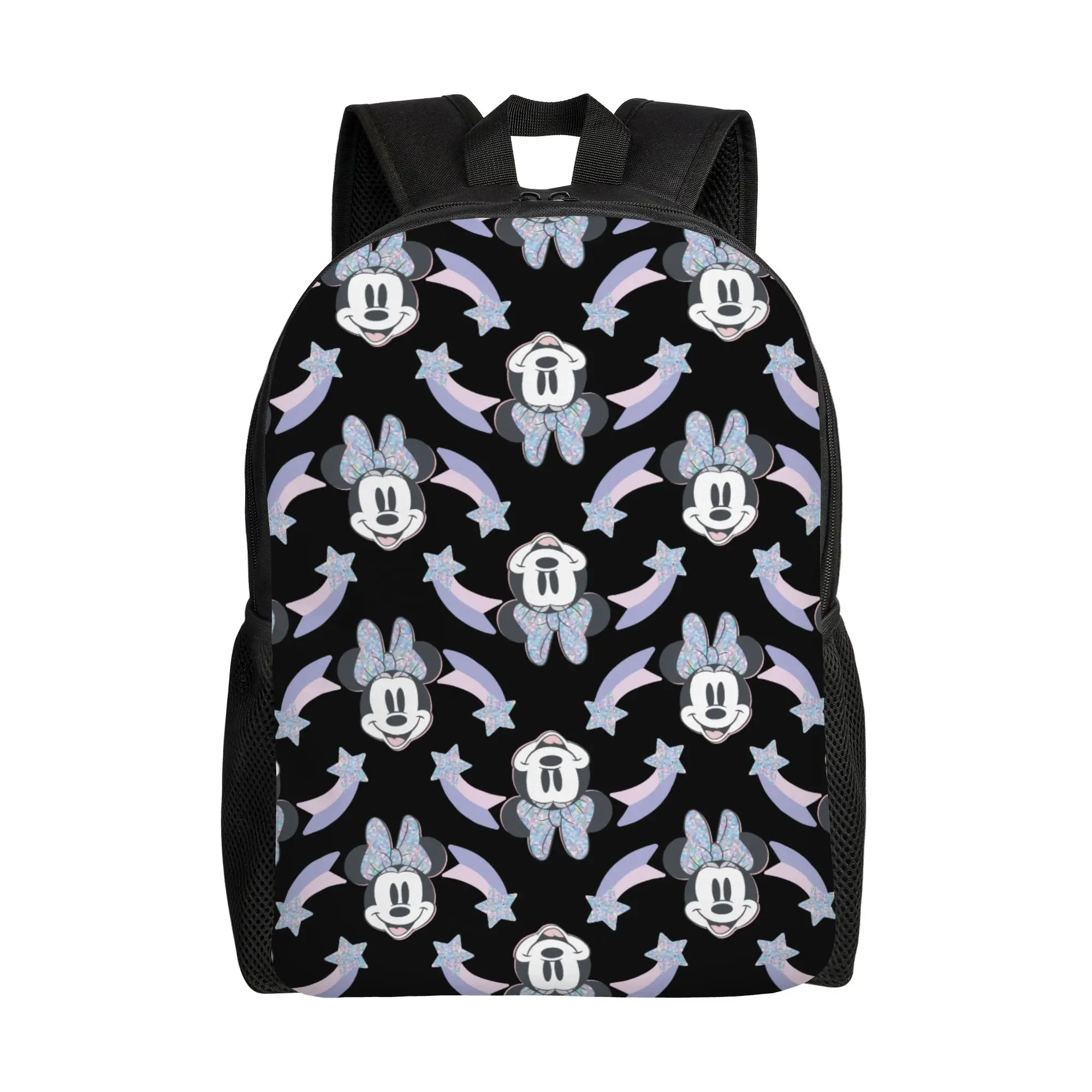 

Cartoon Mickey Mouse Minnie Backpack for Men Women Teenage High School Hiking Travel Daypack College Shoulder Bag Outdoor