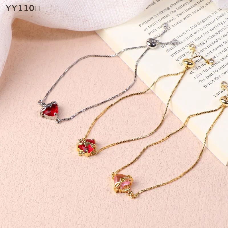 [[YY110] سوار على شكل قلب يسوع المقدس للنساء والفتيات تصميم جديد لهب شوكة أساور قابلة للتعديل مجوهرات هدايا الحفلات