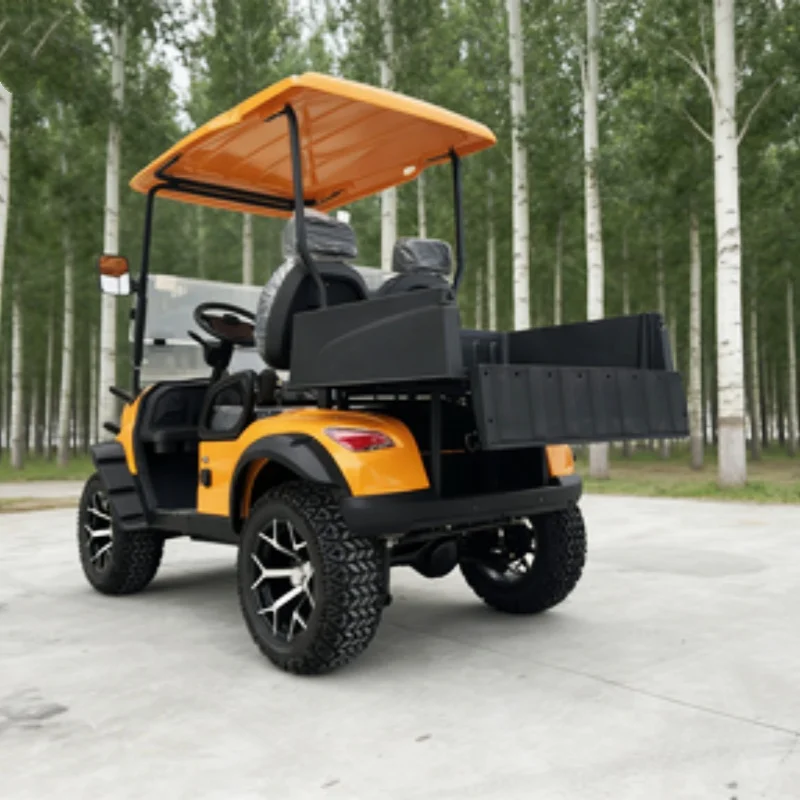 

2026 Brand New Design Factory Price Golf Carts Buggies Wholesale Electric Golf Cart Rear Cargo Box Front Bumper Aluminum Wheels