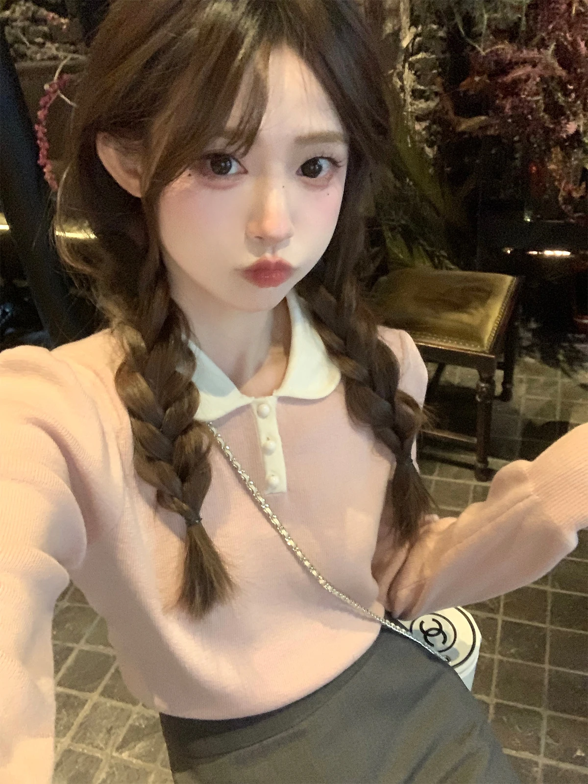 

Zhenzhen Home: Мягкий вязаный топ из мериносовой шерсти с воротником-стойкой, приталенный, с длинными рукавами, для женщин, зимний, стандартный крой