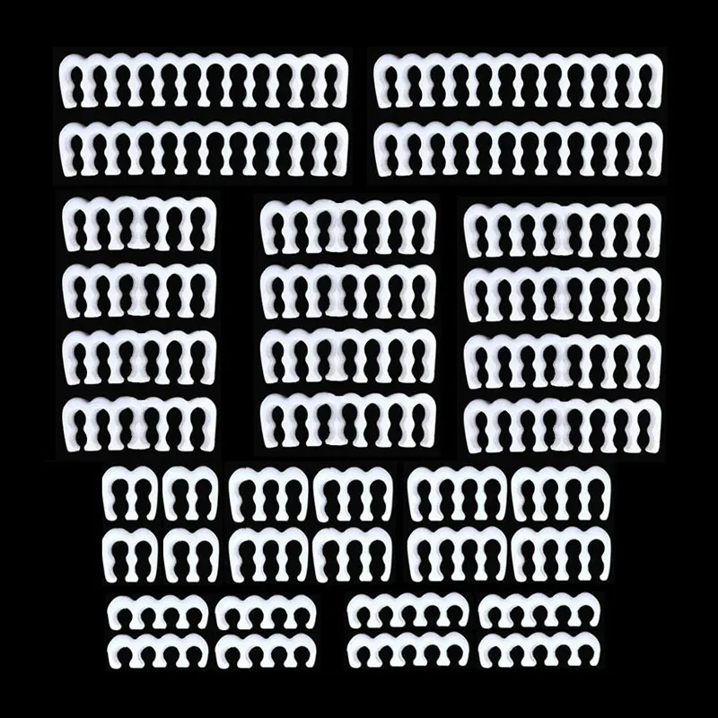 FinalCool LXQ-36 24Pin 16Pin 8Pin Wire Organizer For Case Power Cord Management Desktop Cable Clips Extension Cord Combs Set of