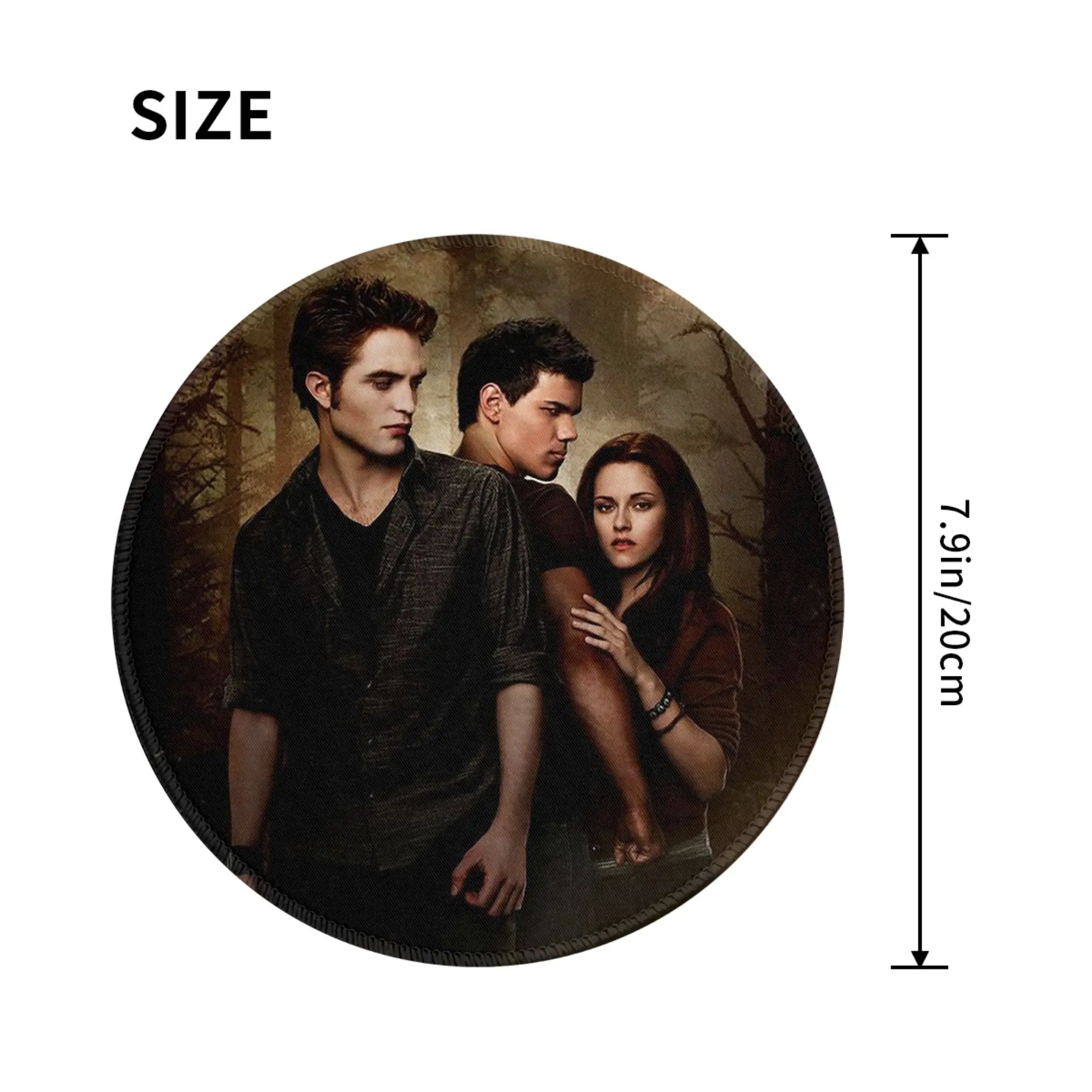 The Twilight Saga Edward Cullen Mouse Pad Computer Keyboard Mouse Mat Gamer PC Laptop Desk Mat Office Accessories Table Mats
