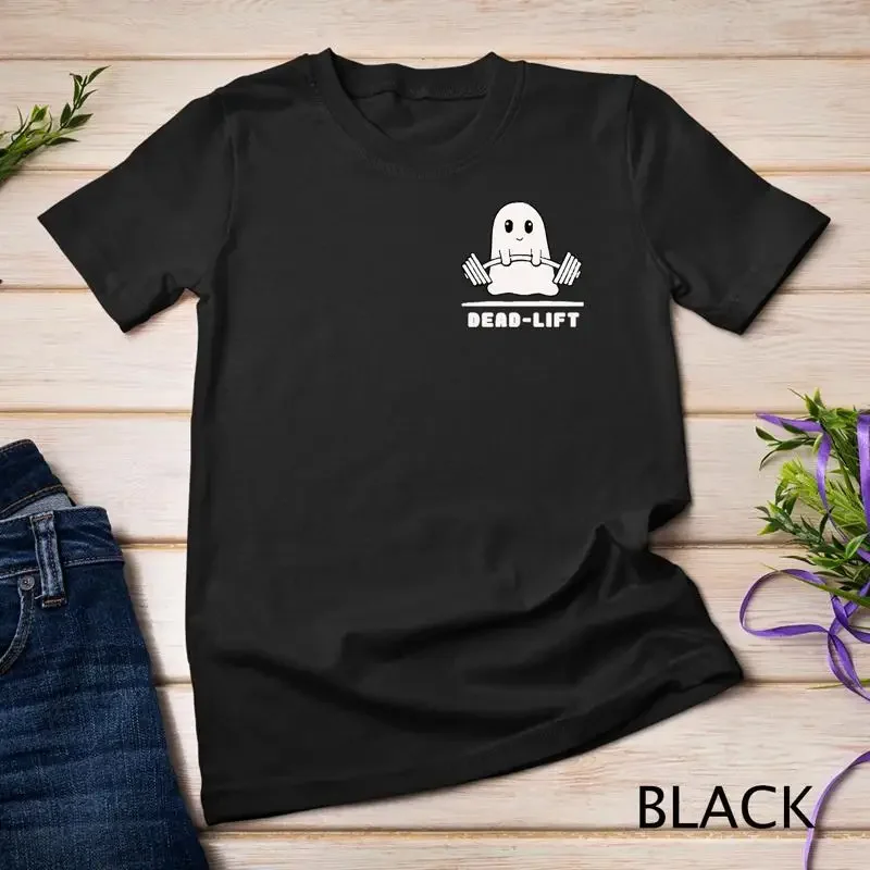 Dead Lift Ghost Halloween Funny Ghost Gym Tee Unisex T shirt