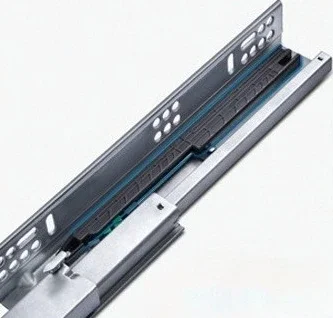 22 Inch Soft Close Undermount Drawer Slide Rail 6 Pairs Full Extension Bottom Mount Glides Zinc Plated Rust Resistant 100 LB