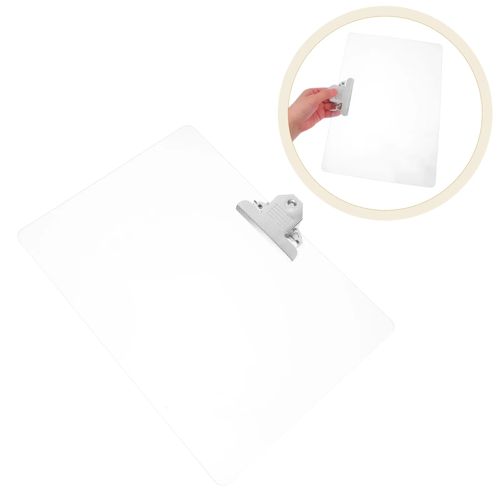 مقبض حافظة A4 متعدد الاستخدامات للأوراق والملاحظات والتذاكر، تصميم قابل للتعليق للثلاجة أو جدار المكتب #1