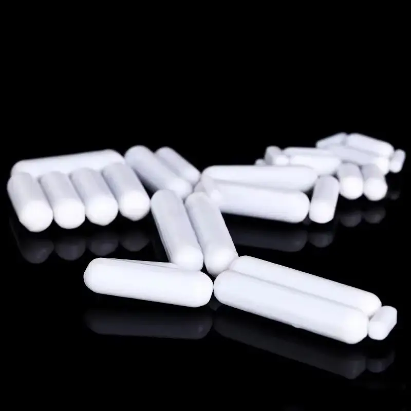 Tipo c diâmetro 3 - 9mm barra agitadora magnética ptfe agitador magnético misturador barras de agitação sem rebarbas experimento de laboratório comprimento 5 - 70mm