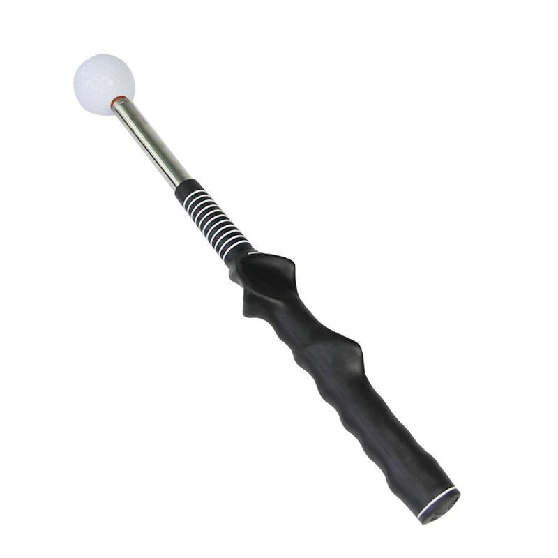 

Golf Retractable Swing Stick, Hand Grip Beginner Training Hand Correction Rhythm Swing Posture Stick