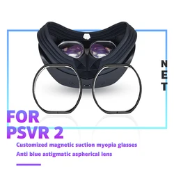Customized astigmatism and farsightedness prescription glasses accessories for VR PSVR2 myopia lenses