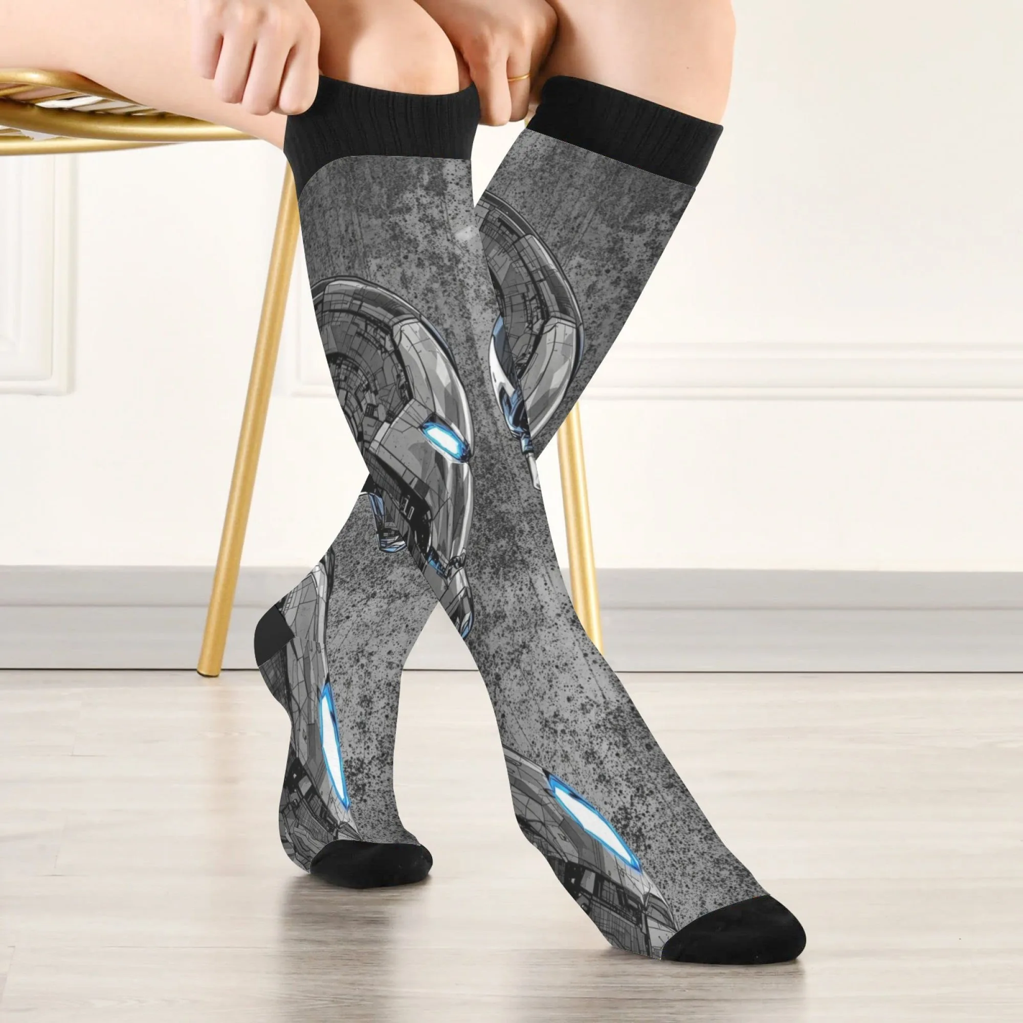 

Мужские носки с принтом «Железный человек», «Капитан Америка», удобные нескользящие теплые носки, новинка, уличные носки в стиле Харадзюку в стиле ретро в стиле хип-хоп, подарок