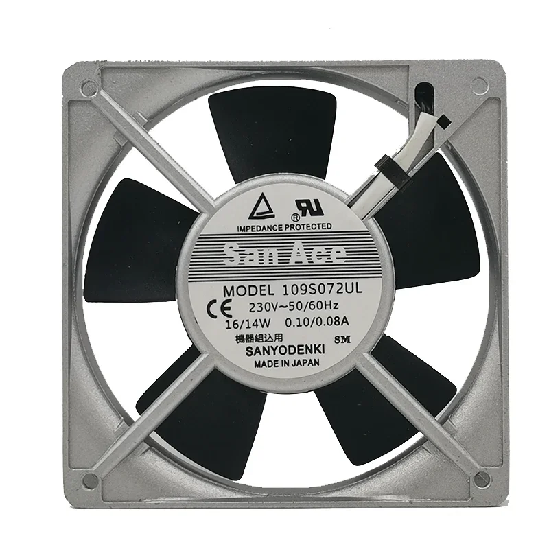 

+New 12cm For 109S072UL 230V 0.10/0.08a 120*120*25mm 12025 large air volume cooling fan