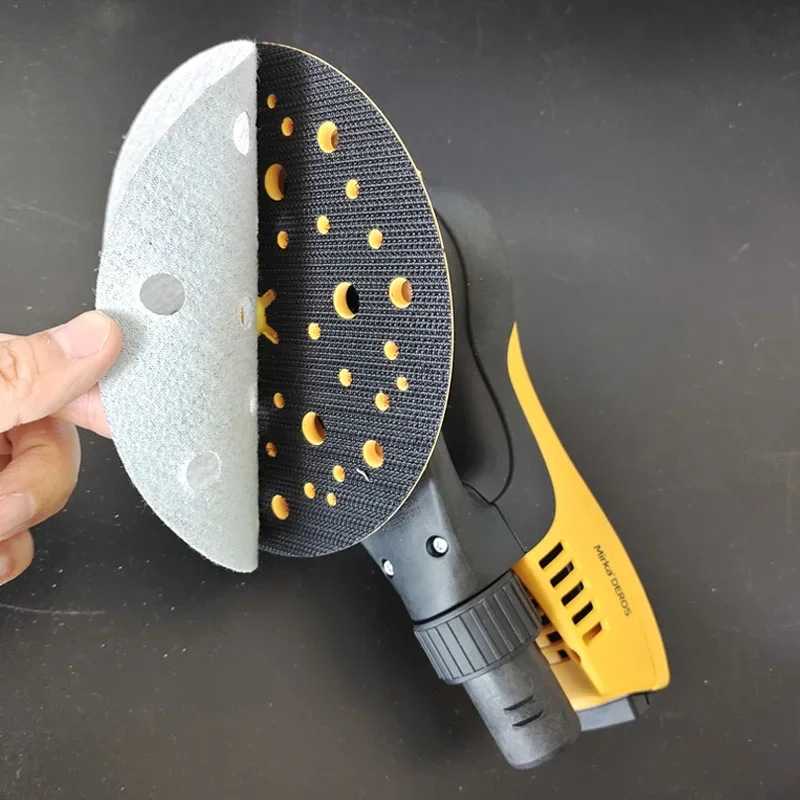 Grinding Disc Round Sandpaper 6 Inch 17 Holes Aluminum Oxide Sanding Disc 60 to 600 Grits for FESTOOL/MIRKA/3M ect Sander