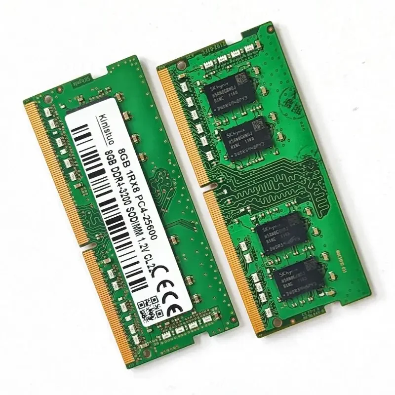 Оперативная память Kinlstuo DDR4 8 ГБ 3200 МГц для ноутбука DDR4 8 ГБ 1RX8 PC4-3200AA-SA2-11 SODIMM 1,2 В ddr4